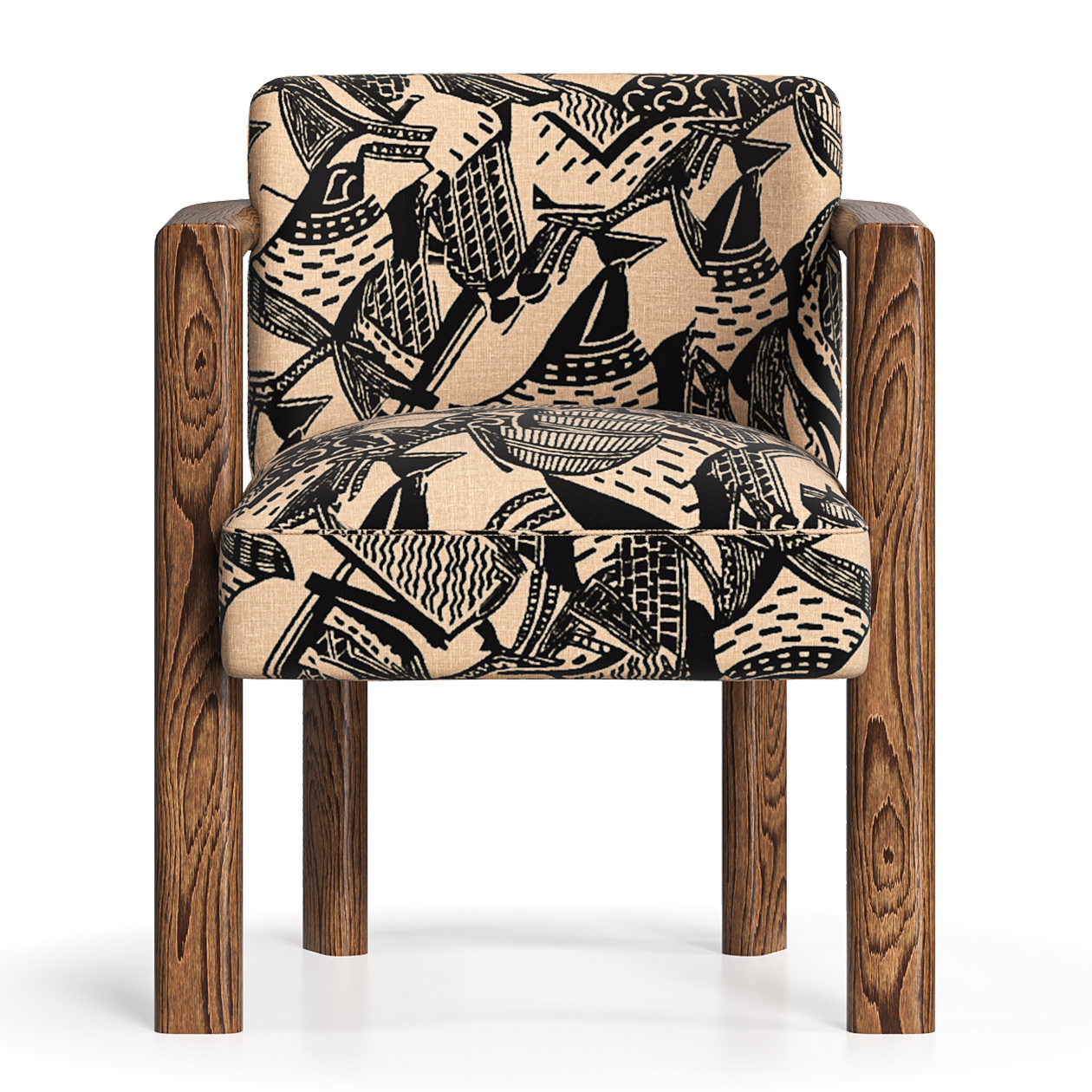 Aria Dining Chair Daxton Jacquard