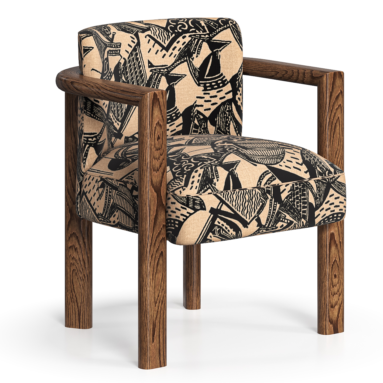 Aria Dining Chair Daxton Jacquard